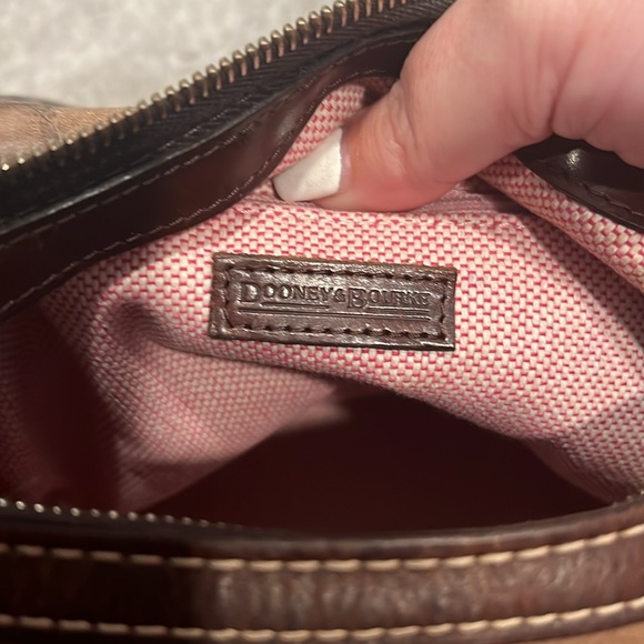 Dooney & Bourke Leather Shoulder Bag - Picture 8 of 11